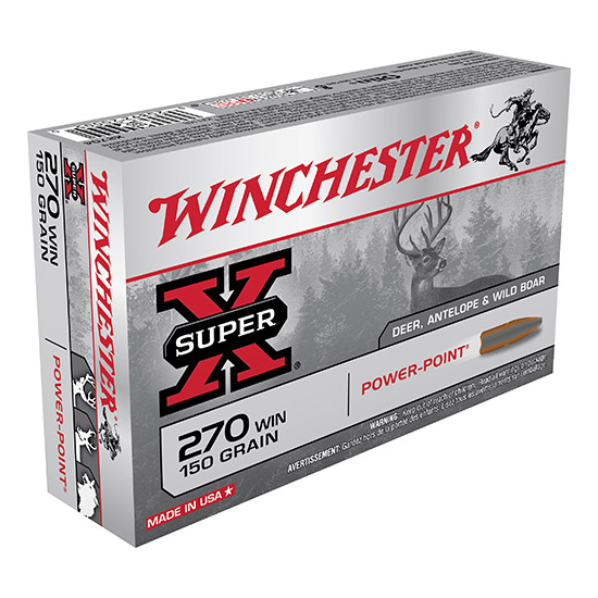 WIN SUPER-X 270WIN 150GR POWER POINT 20/10 - Ammunition